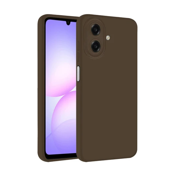 Samsung Galaxy A07 4g First Silikon - Kahverengi ürün görseli 1
