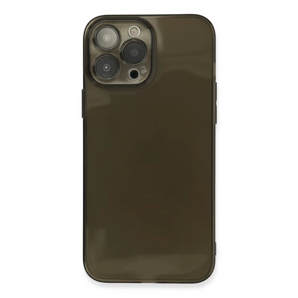 Apple İphone 13 Pro Max Kılıf Fly Lens Silikon - Siyah ürün görseli 1