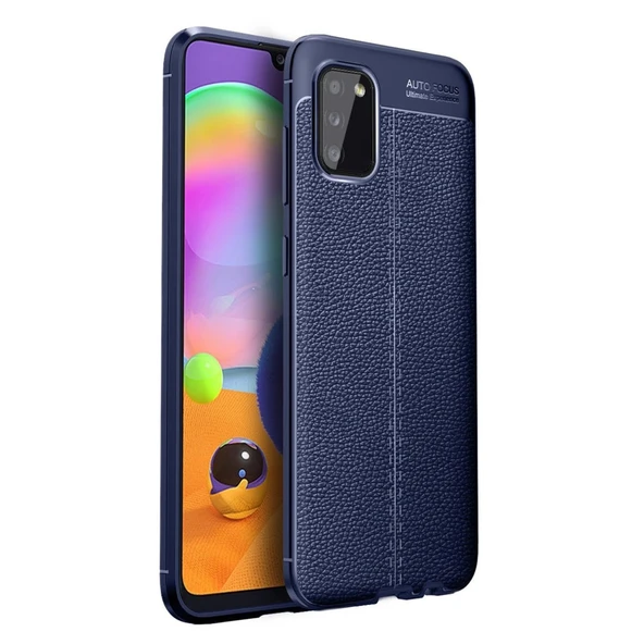Samsung Galaxy A02s Kılıf Auto Focus Kapak - Lacivert ürün görseli 1