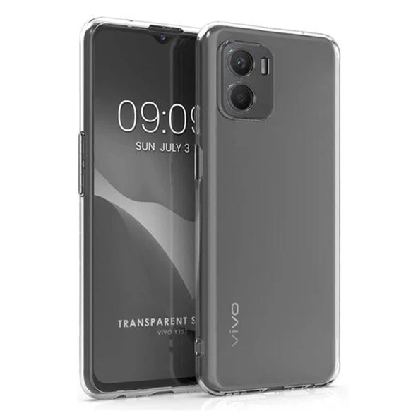 Vivo Y15s Kılıf Lüx Şeffaf Silikon ürün görseli 1