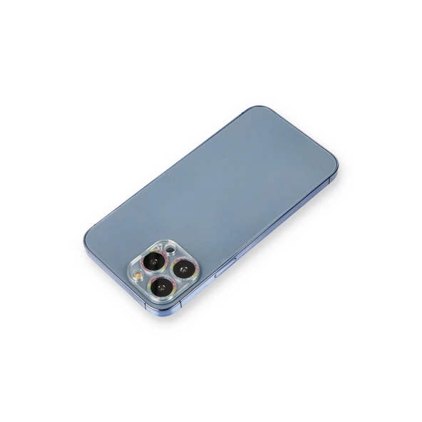 Apple İphone 12 Pro Shine Kamera Lens Koruma Cam - Rainbow ürün görseli 1