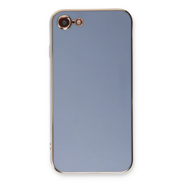 Apple İphone 7 Kılıf Volet Silikon - Mavi - Resim 2