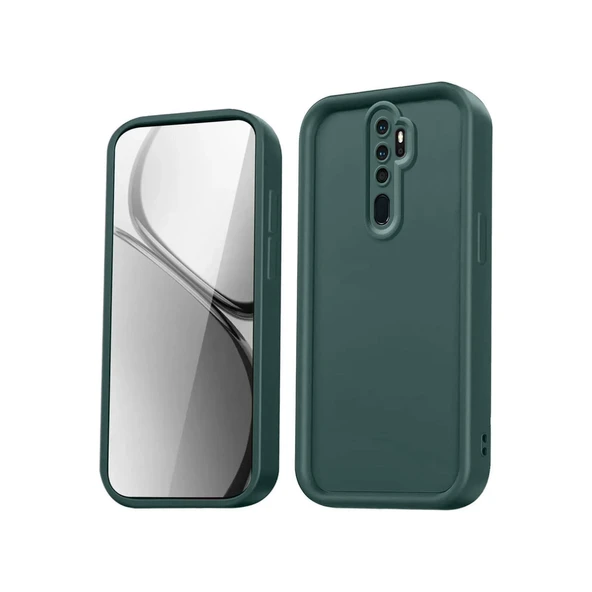 Xiaomi Redmi Note 8 Pro Kılıf Viera Silikon - Koyu Yeşil ürün görseli 1