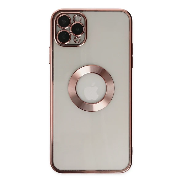 Apple İphone 11 Pro Kılıf Slot Silikon - Rose Gold ürün görseli 1