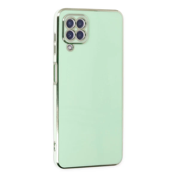 Samsung Galaxy A22 Kılıf Volet Silikon - Açık Yeşil ürün görseli 1