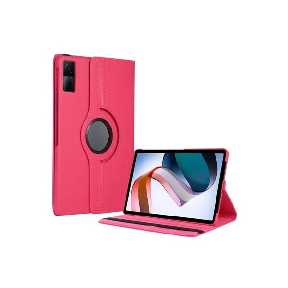 Xiaomi Redmi Pad Se 4g Kılıf 360 Tablet Deri Kılıf - Pembe ürün görseli 1
