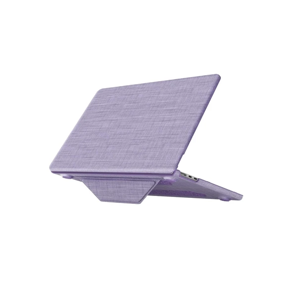 Apple Macbook Air 15 2023 Macbook Kumaş Kapak - Mor ürün görseli 1