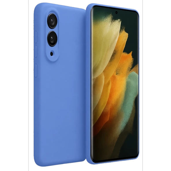 Samsung Galaxy S25 Edge First Silikon - Mavi ürün görseli 1