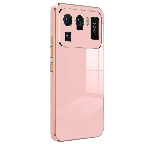 Xiaomi Mi 11 Ultra Kılıf Volet Silikon - Pembe ürün görseli 1