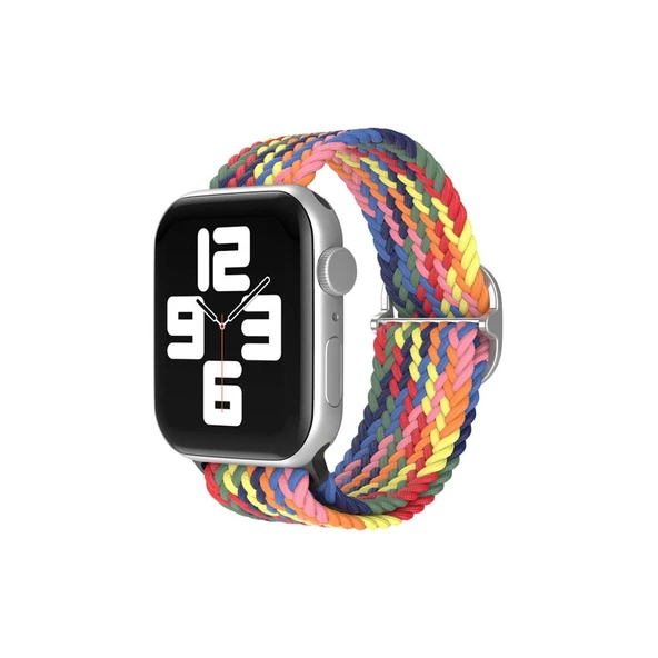 Apple Watch 42mm  Kordon - Siyah-kırmızı-sarı ürün görseli 1