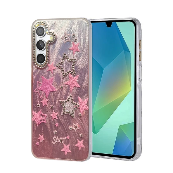 Samsung Galaxy A55 5g Kılıf Blade Aynalı Desenli Kapak - Desen 7 ürün görseli 1