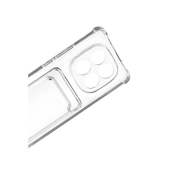 Xiaomi Redmi Note 15 Pro 5g Kart Şeffaf Silikon - Şeffaf - Resim 3