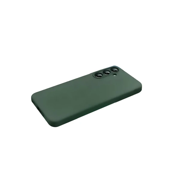 Samsung Galaxy S26 Plus First Silikon - Koyu Yeşil - Resim 3
