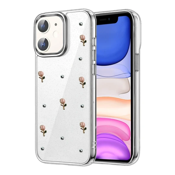 Apple İphone 12 Fiyonk Desenli Kapak - Desen 6 ürün görseli 1