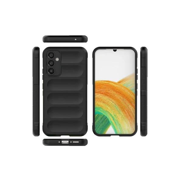 Samsung Galaxy M34 5g Kılıf Optimum Silikon - Siyah ürün görseli 1