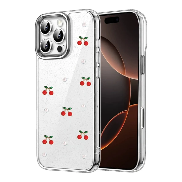 Apple İphone 16 Pro Max Fiyonk Desenli Kapak - Desen 9 ürün görseli 1