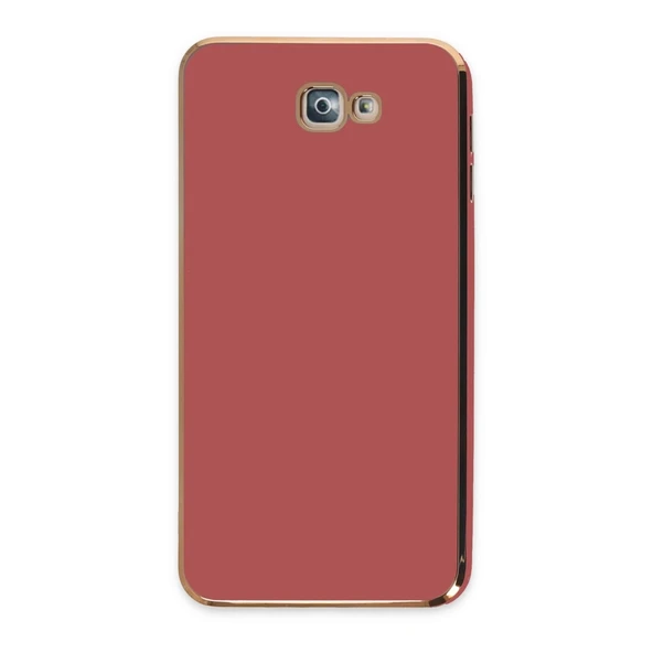 Samsung Galaxy J7 Prime Kılıf Volet Silikon - Kırmızı ürün görseli 1