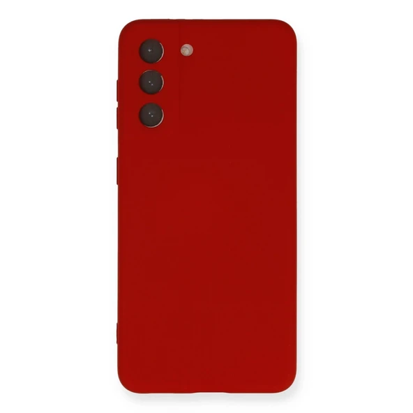Samsung Galaxy S21 Kılıf Nano İçi Kadife Silikon - Kırmızı ürün görseli 1