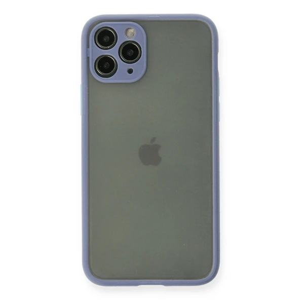 Apple İphone 11 Pro Kılıf Montreal Silikon Kapak - Gri ürün görseli 1
