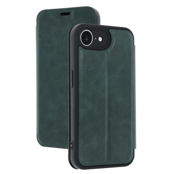 Apple İphone 16e Kılıf Flip Cover - Koyu Yeşil ürün görseli 1