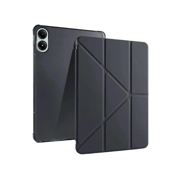 Xiaomi Redmi Pad Pro 12.1 Kılıf Kalemlikli Mars Tablet Kılıfı - Siyah ürün görseli 1