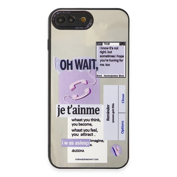 Apple İphone 7 Plus Kılıf Mirror Desenli Kapak - Mirror - 4 - Resim 2