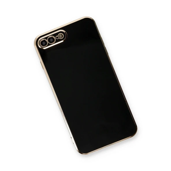 Apple İphone 7 Plus Kılıf Volet Silikon - Siyah - Resim 3