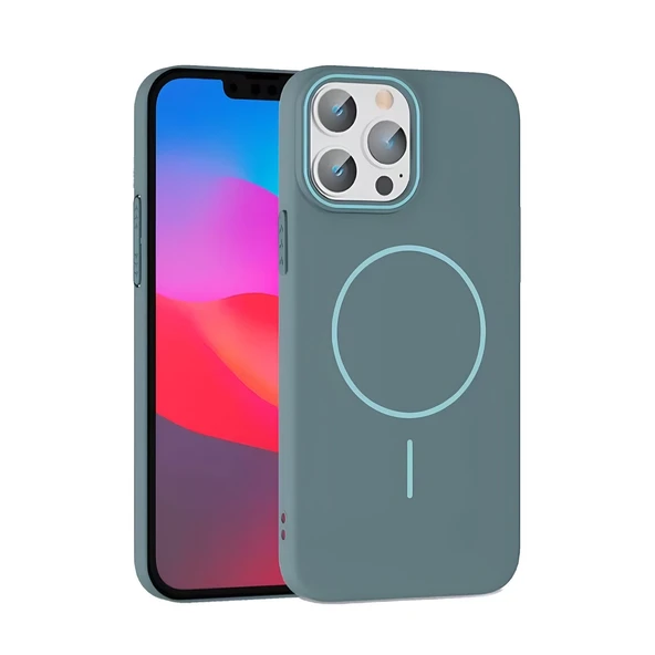 Joko Apple İphone 15 Pro Max Broş Magsafe Kapak - Turkuaz ürün görseli 1