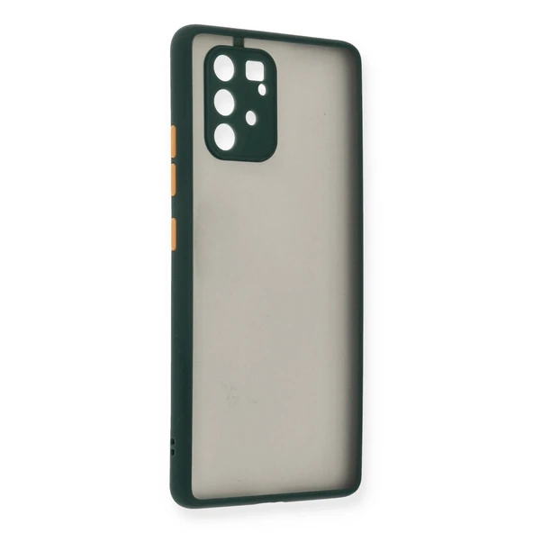 Samsung Galaxy A91 / S10 Lite Kılıf Montreal Silikon Kapak - Yeşil ürün görseli 1
