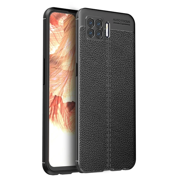Oppo A73 Kılıf Auto Focus Kapak - Siyah ürün görseli 1
