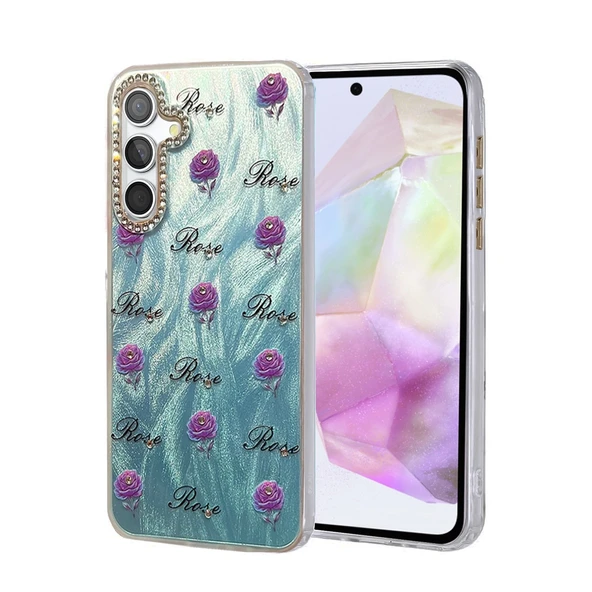 Samsung Galaxy A35 5g Kılıf Blade Aynalı Desenli Kapak - Desen 9 ürün görseli 1