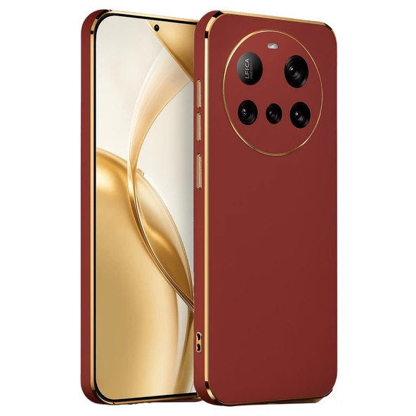 Xiaomi Mi 15 Ultra Kılıf Volet Silikon - Kırmızı ürün görseli 1