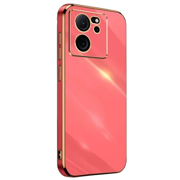Xiaomi Mi 13t Pro Kılıf Volet Silikon - Kırmızı ürün görseli 1
