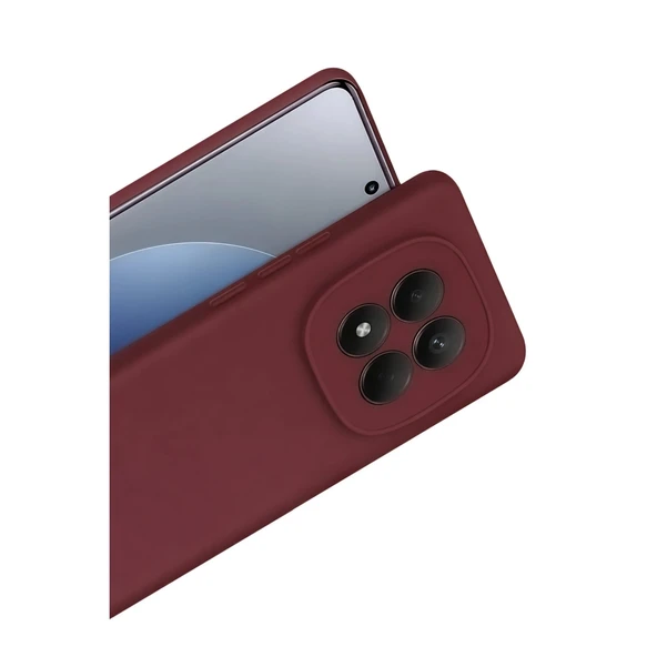 Xiaomi Redmi Note 15 Pro 5g First Silikon - Bordo - Resim 3