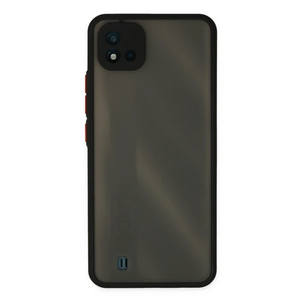 Realme C11 2021 Kılıf Montreal Silikon Kapak - Siyah ürün görseli 1