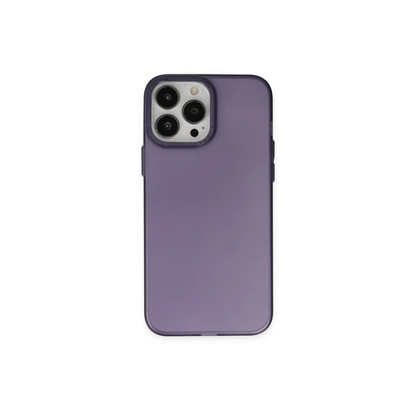 Apple İphone 14 Pro Max Kılıf Modos Metal Kapak - Derin Mor ürün görseli 1