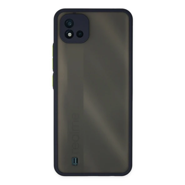 Realme C11 2021 Kılıf Montreal Silikon Kapak - Lacivert ürün görseli 1
