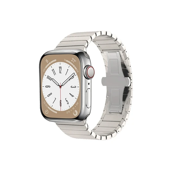 Apple Watch 38mm Kr413 Fine Steel Kordon (saat Değildir) - Yıldız Işığı ürün görseli 1