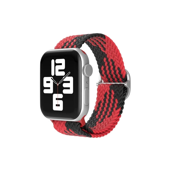 Apple Watch 38mm  Kordon - Kırmızı-siyah ürün görseli 1