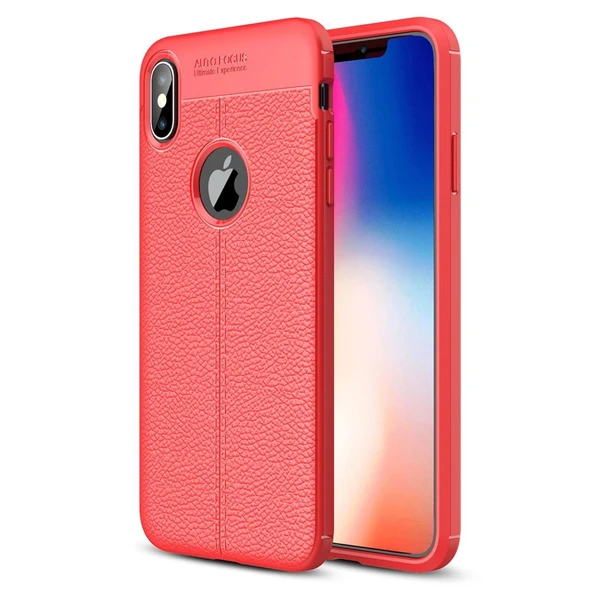 Apple İphone Xs Max Kılıf Auto Focus Kapak - Kırmızı ürün görseli 1