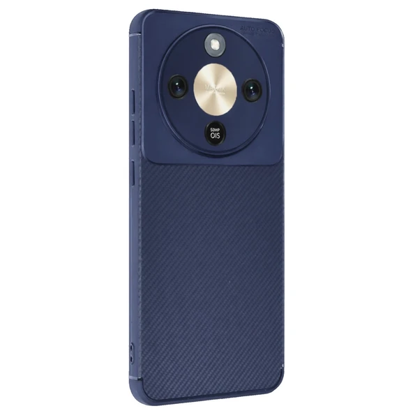 Huawei Honor Magic 8 Lite Auto Focus Karbon Kapak - Lacivert ürün görseli 1