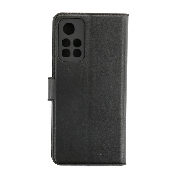 Xiaomi Redmi Note 11t Kılıf Trend S Plus Kapaklı Kılıf - Siyah ürün görseli 1