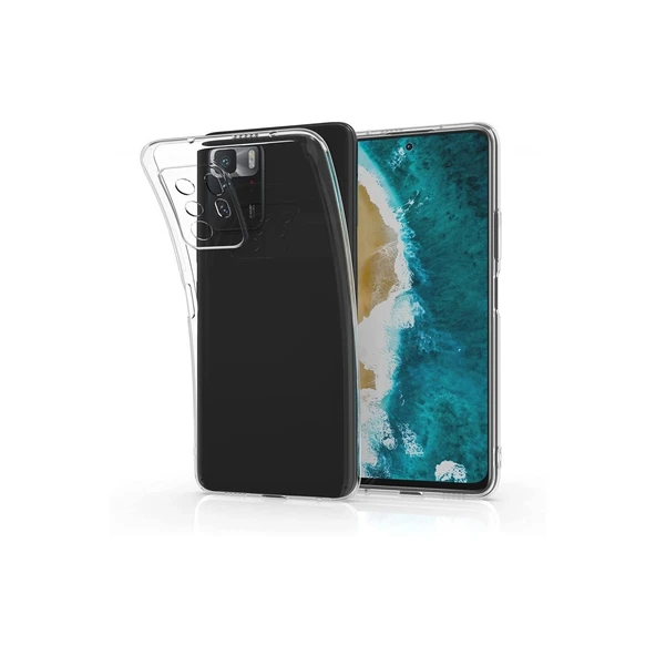 Xiaomi Poco X3 Gt Kılıf Lüx Şeffaf Silikon ürün görseli 1