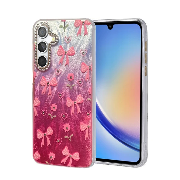 Samsung Galaxy A34 5g Kılıf Blade Aynalı Desenli Kapak - Desen 3 ürün görseli 1
