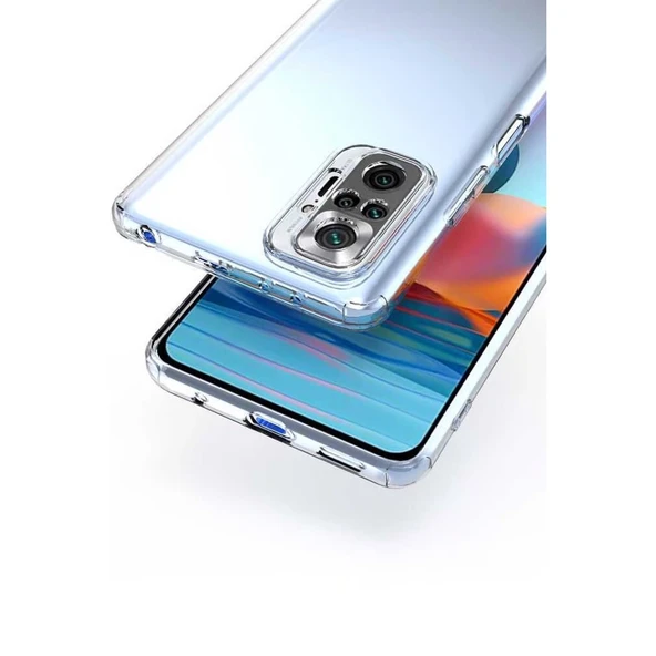 Xiaomi Redmi Note 10 5g Kılıf Lüx Şeffaf Silikon - Resim 2