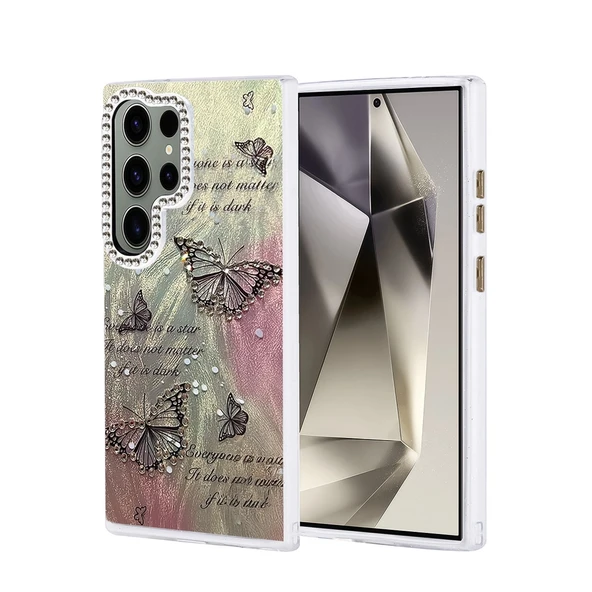 Samsung Galaxy S23 Ultra Kılıf Blade Aynalı Desenli Kapak - Desen 6 ürün görseli 1
