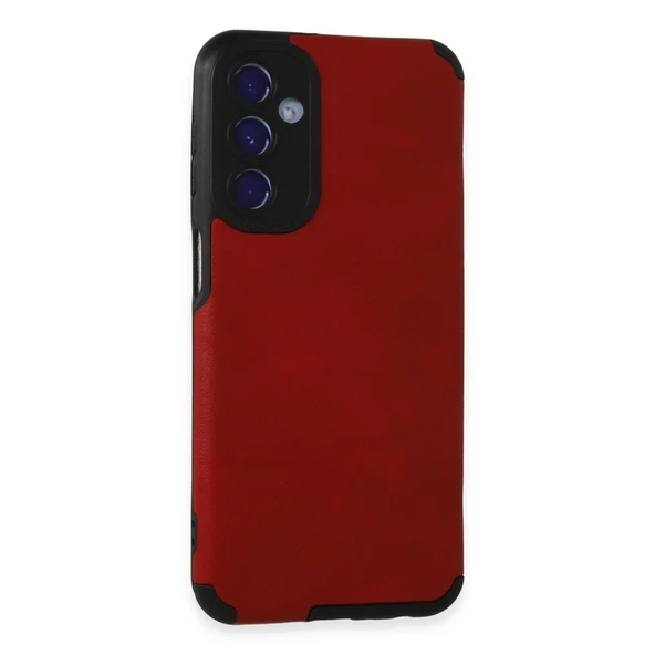 Samsung Galaxy M34 5g Kılıf Loop Deri Silikon - Kırmızı ürün görseli 1