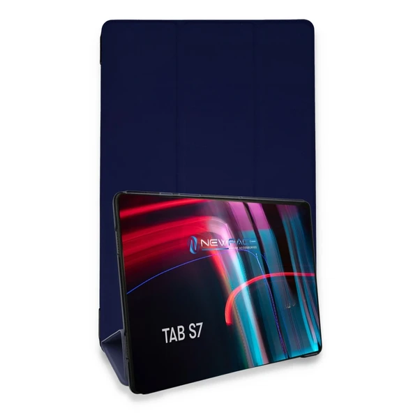 Samsung Galaxy T870 Tab S7 11 Kılıf Tablet Smart Kılıf - Lacivert ürün görseli 1