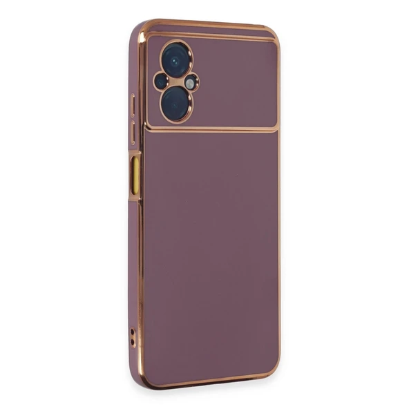 Xiaomi Poco M5 Kılıf Volet Silikon - Mor ürün görseli 1