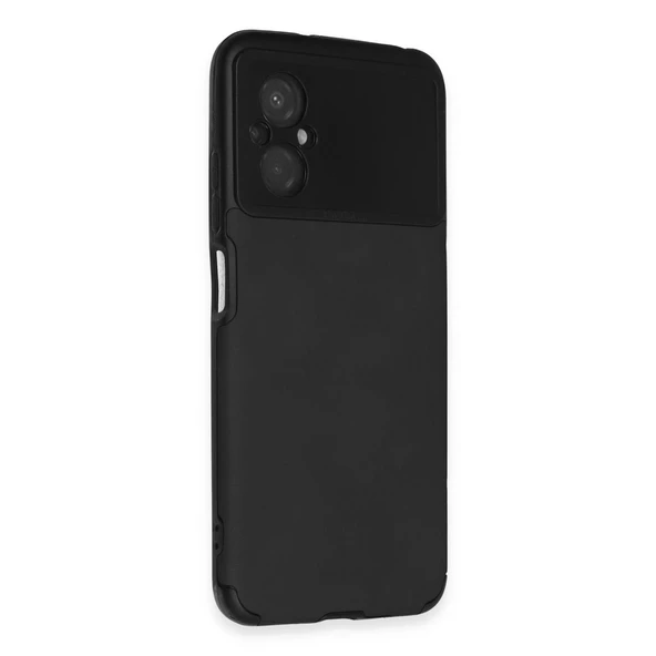 Xiaomi Poco M5 Kılıf Loop Deri Silikon - Siyah - Resim 2